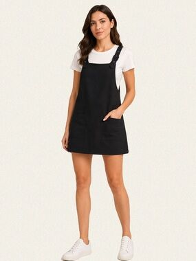 Twik Pinafore Mini Dress